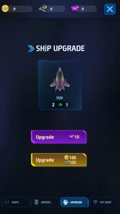 Tangkapan layar Space Shooter Galaxy War