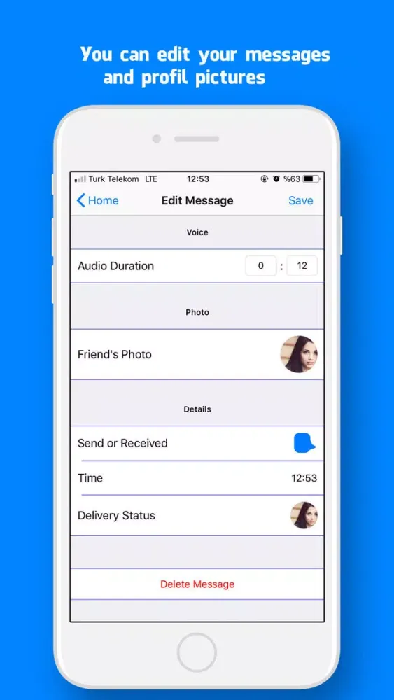 Capturas de pantalla de Fake Messenger