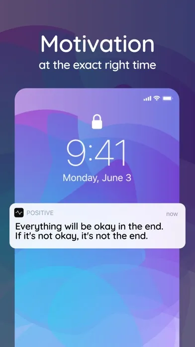 Positive - Quotes & Reminders スクリーンショット