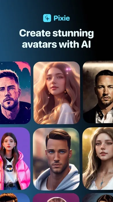 Captures d'écran de Pixie - AI Avatar Generator