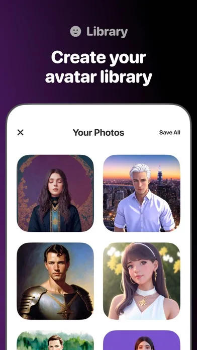 Captures d'écran de Pixie - AI Avatar Generator