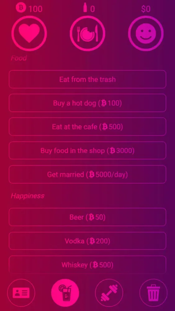 Hobo Life Simulator سکرین شاٹس