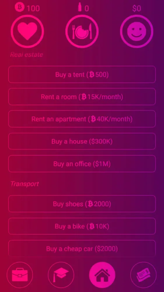 Hobo Life Simulator سکرین شاٹس
