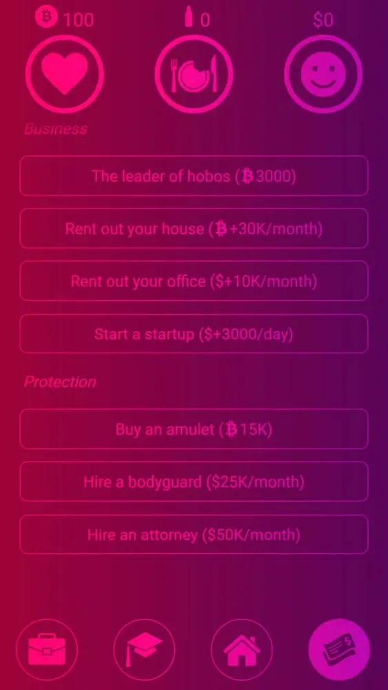 Hobo Life Simulator سکرین شاٹس