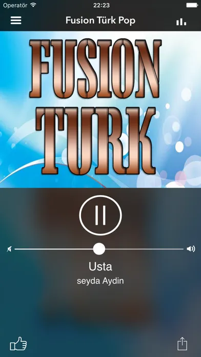 Tangkapan skrin Fusion Türk Radio