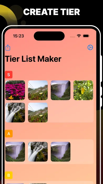 Screenshot di Tier List Maker+