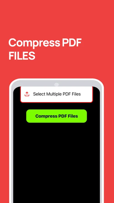 Captures d'écran de pdf compressor.