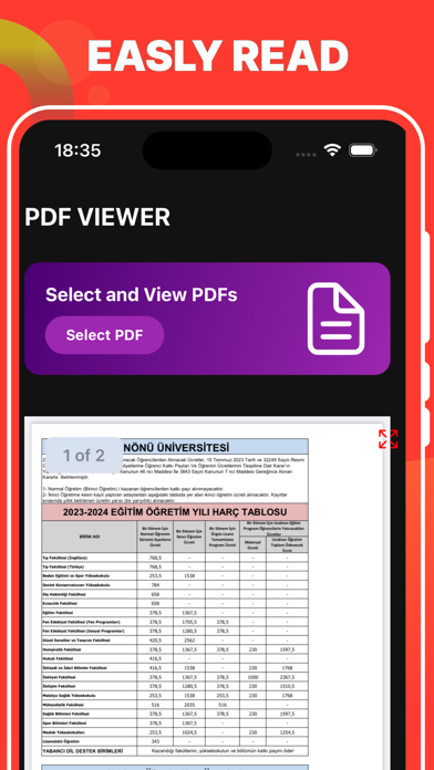 Captures d'écran de Pdf Reader - View Pdfs