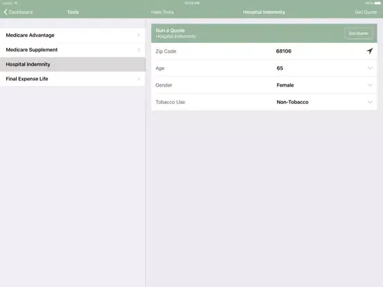 Emrick Quoting Tools iPad  Screenshots