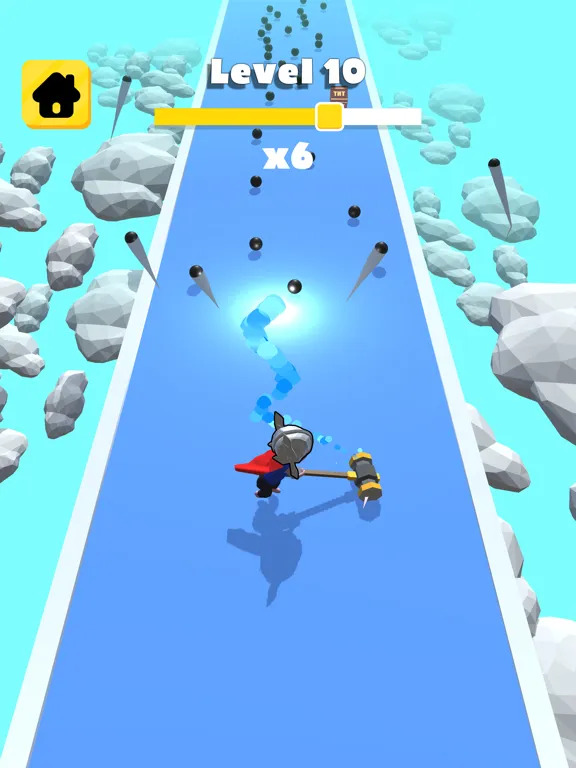 Capturas de tela do Tetherball 3D iPad 