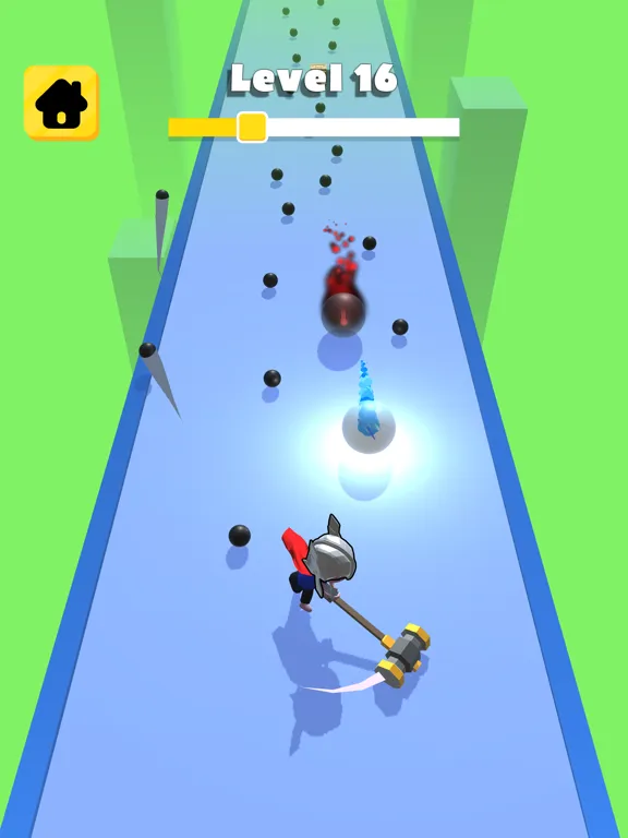 Capturas de tela do Tetherball 3D iPad 