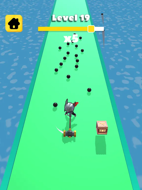 Capturas de tela do Tetherball 3D iPad 
