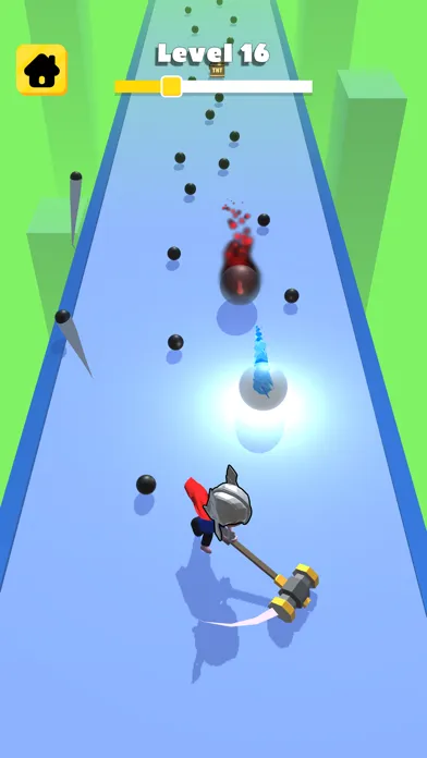 Capturas de tela do Tetherball 3D