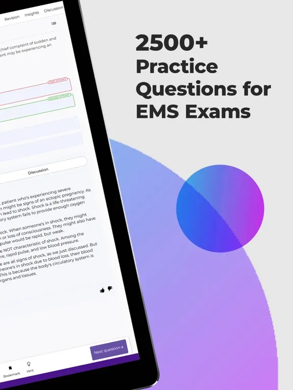 Capturas de tela do EMS Prep by Achieve iPad 