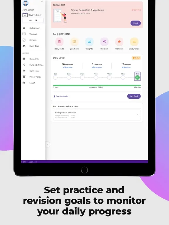 Capturas de tela do EMS Prep by Achieve iPad 