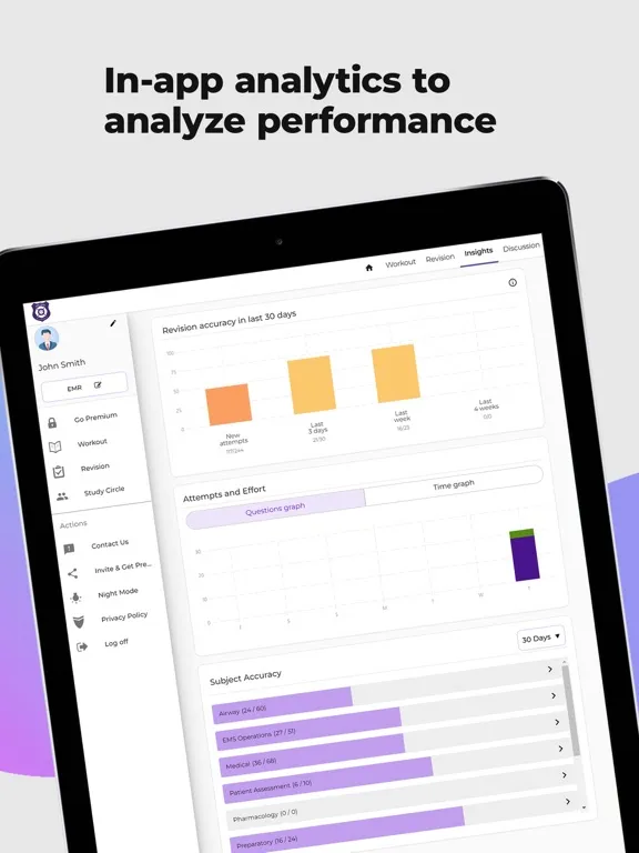 Capturas de tela do EMS Prep by Achieve iPad 