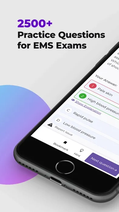 Capturas de tela do EMS Prep by Achieve