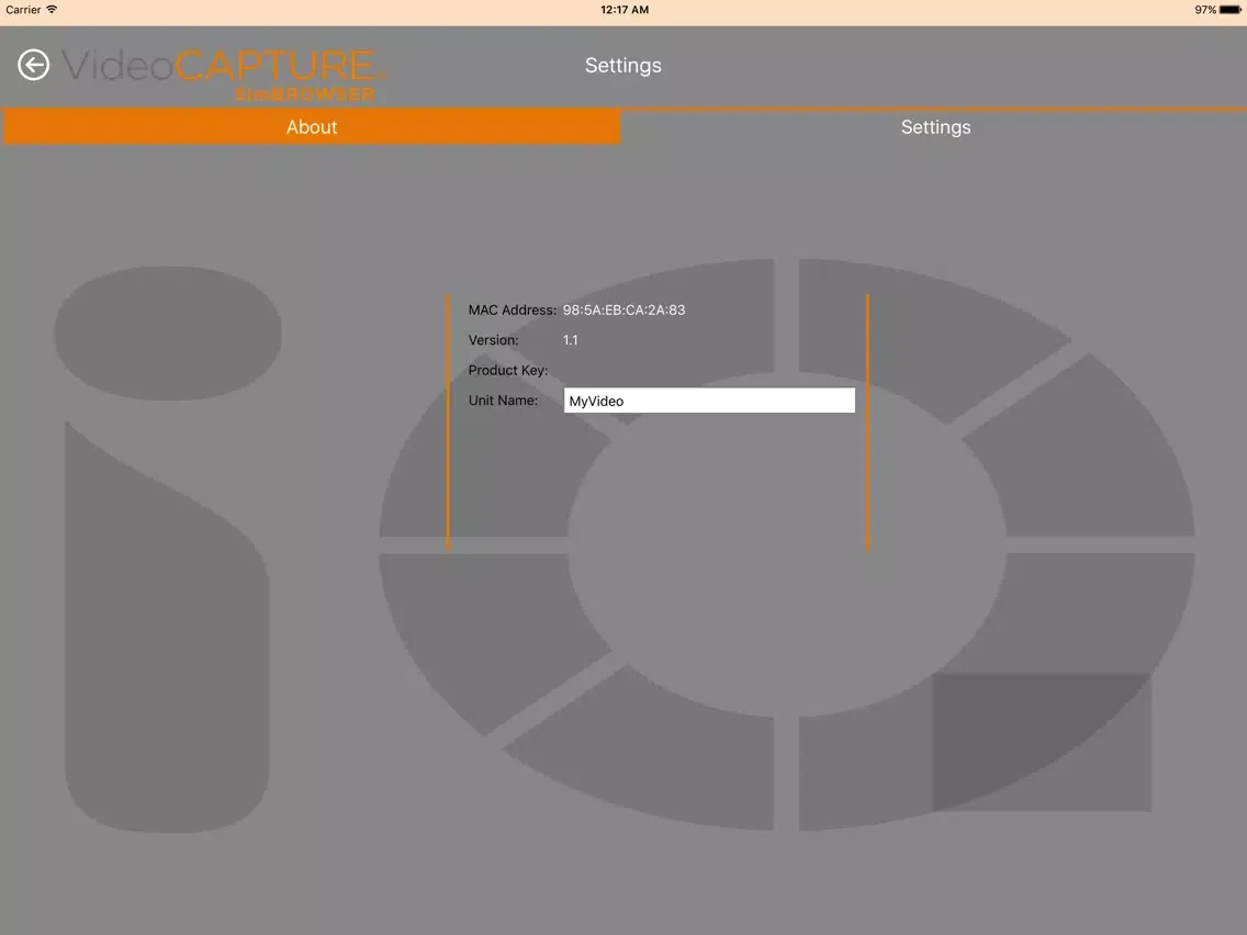 Скриншоты VideoCAPTURE for SimBROWSER iPad 