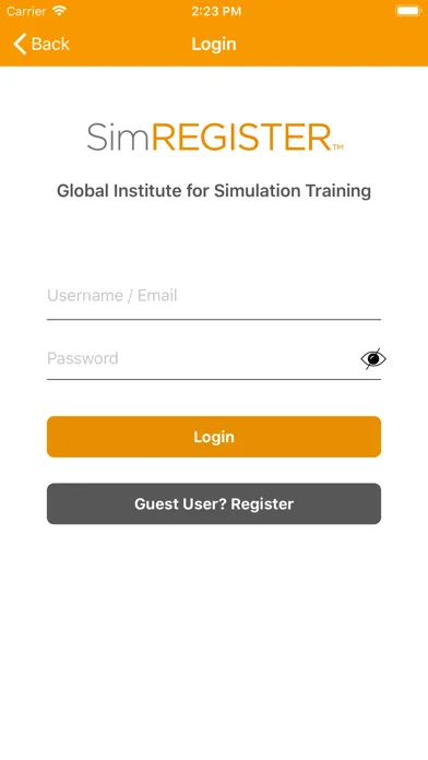 SimREGISTER स्क्रीनशॉट