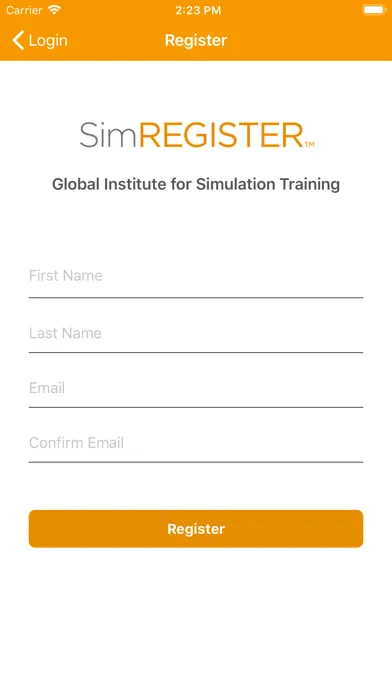 SimREGISTER स्क्रीनशॉट