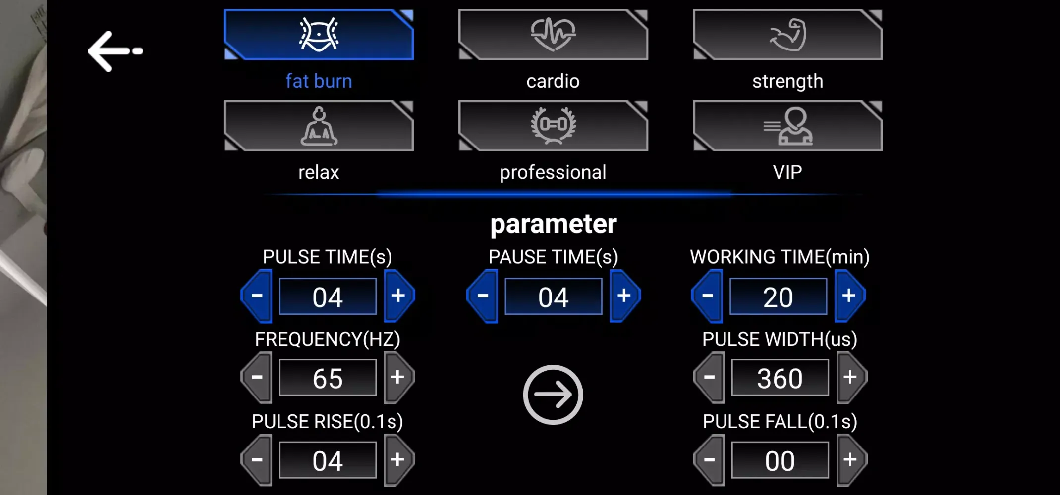 EMSFIT PRO HD Screenshots
