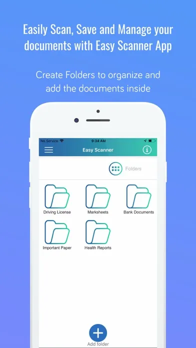 Scanner - Easy PDF Scan & Save स्क्रीनशॉट