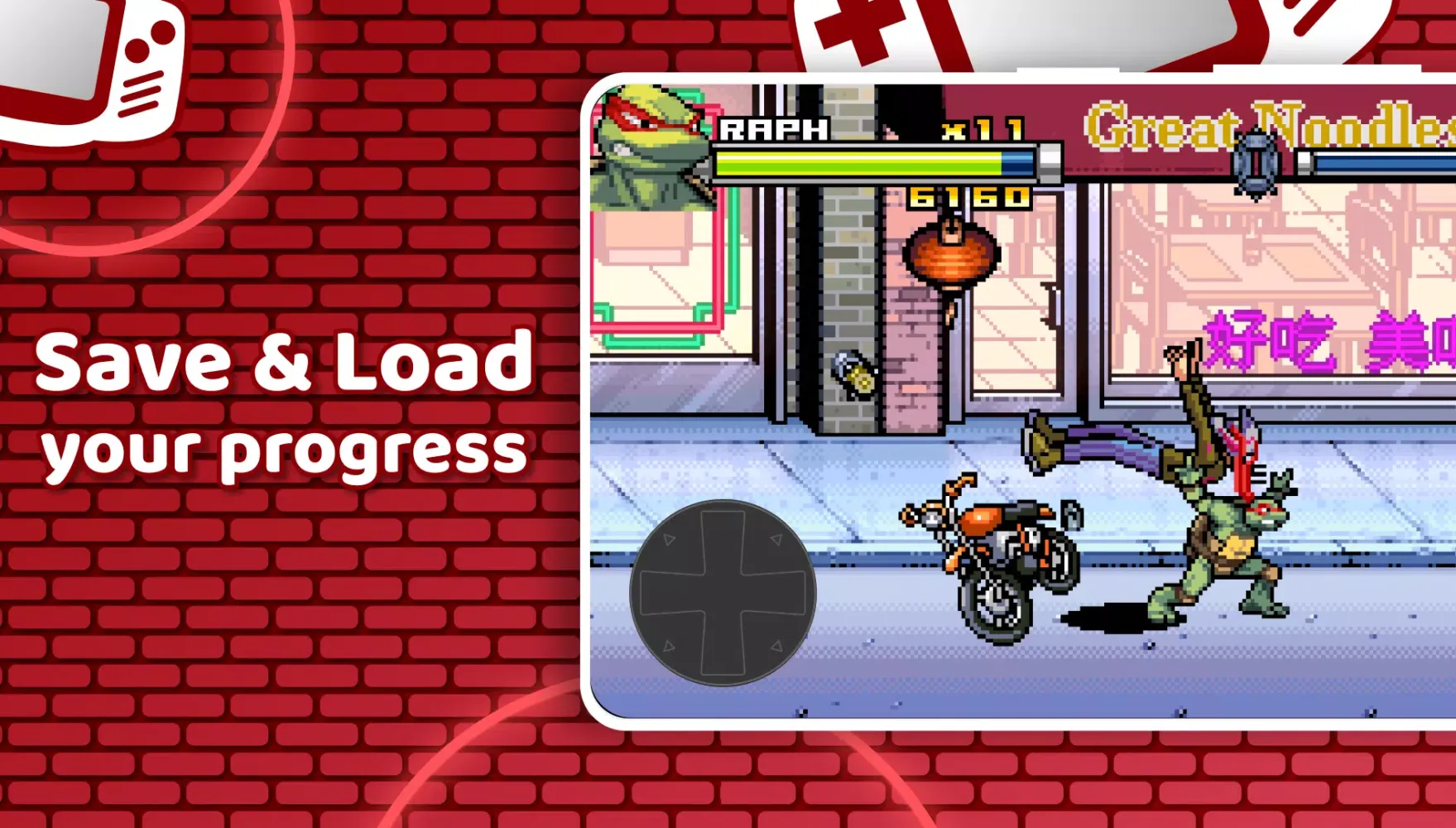 Capturas de tela do GBA Emulator