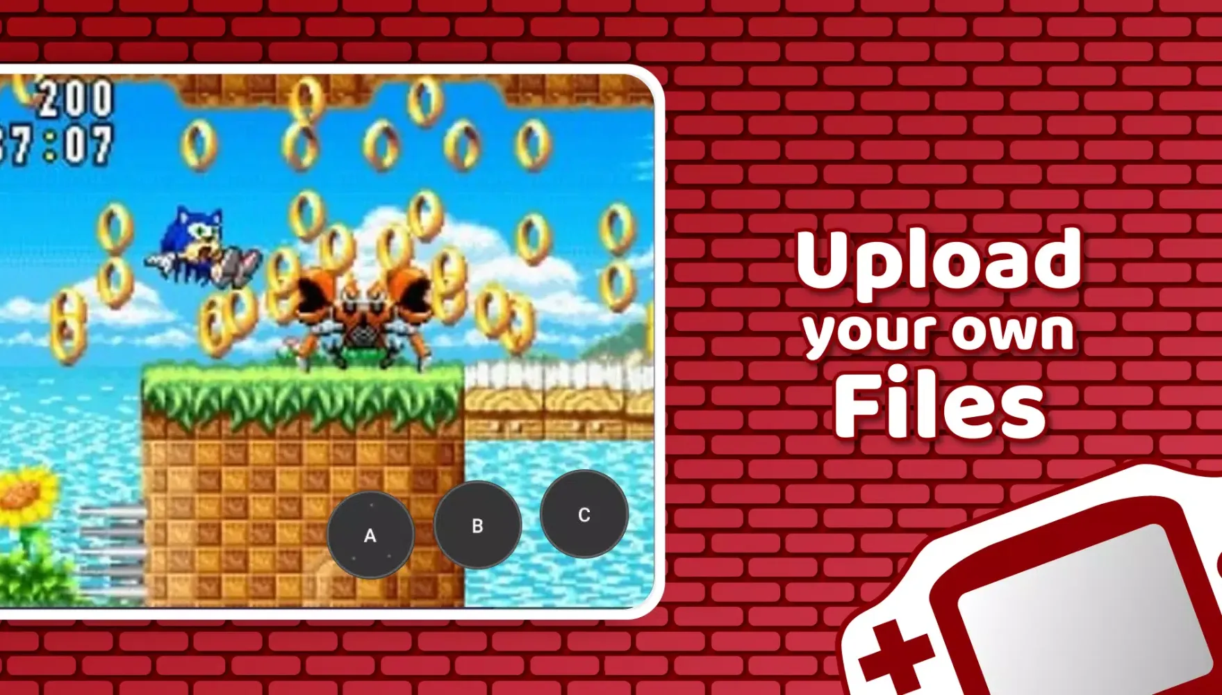 Capturas de tela do GBA Emulator