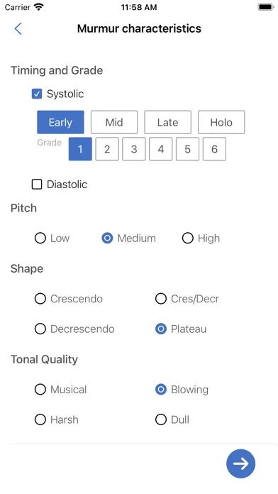 Capturas de tela do eMurmur®