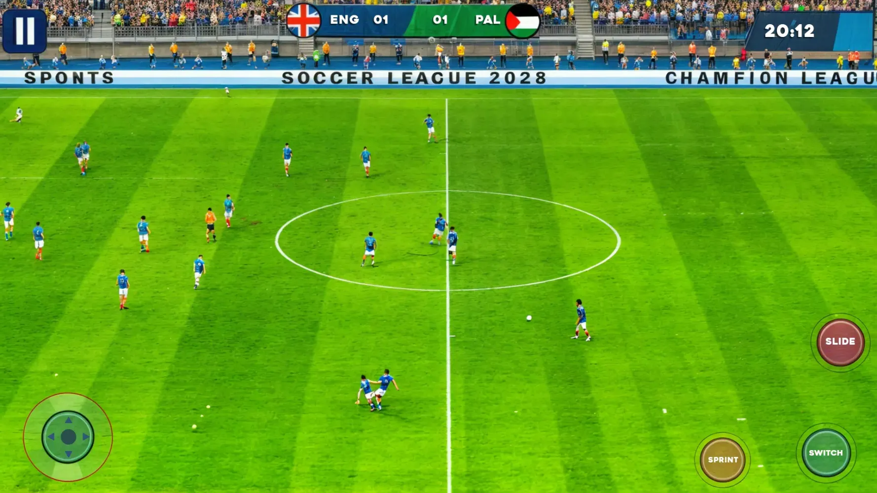 Capturas de tela do Soccer Games Football League
