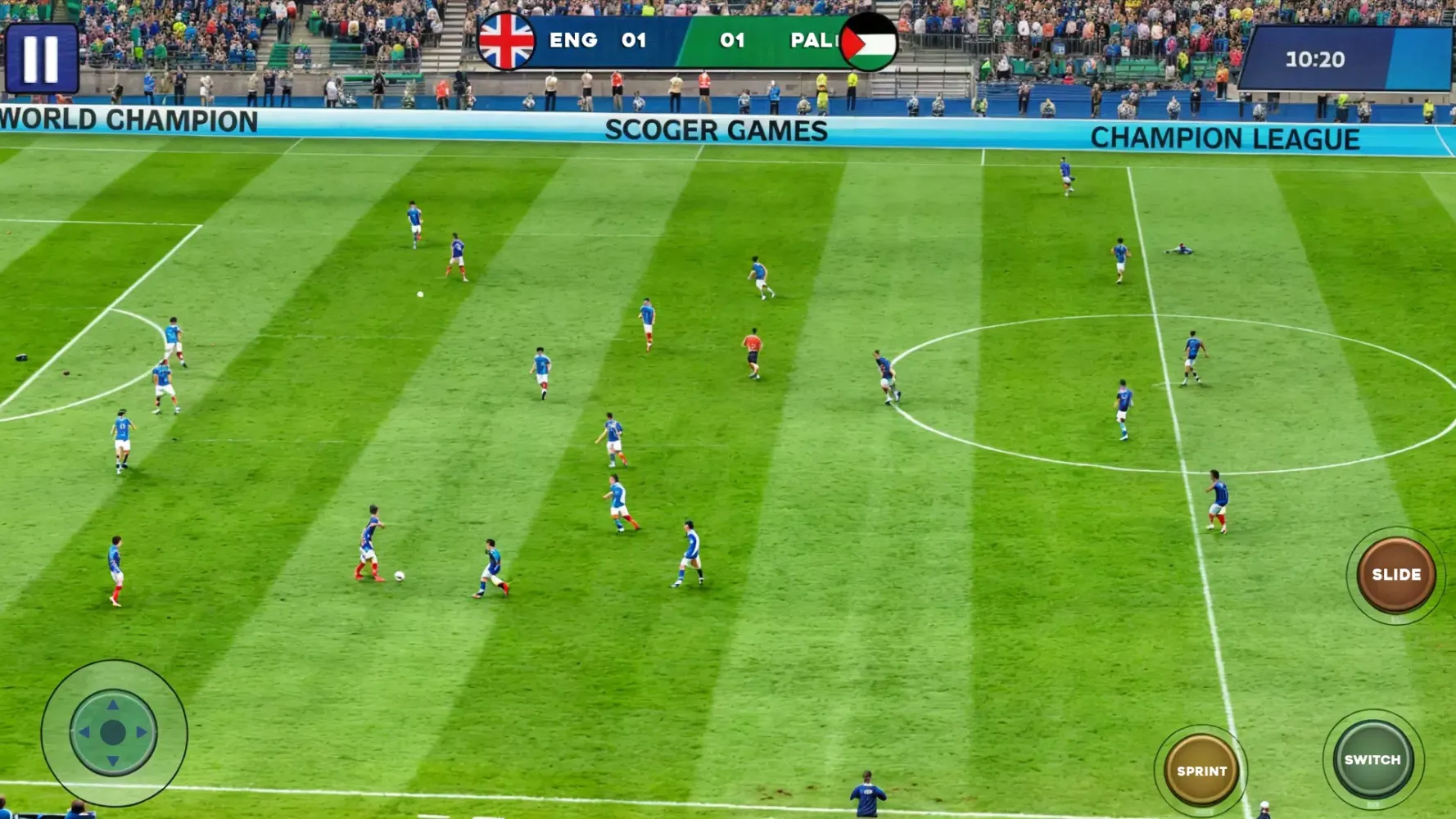 Capturas de tela do Soccer Games Football League