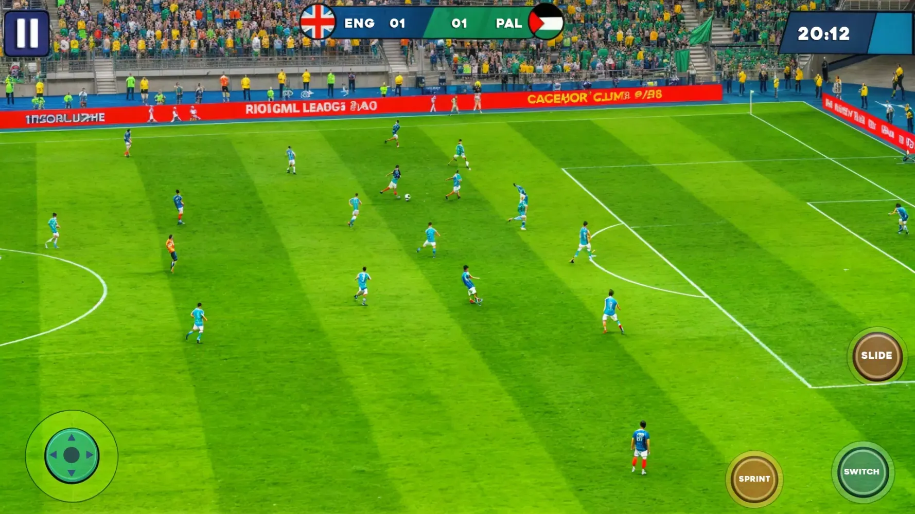 Capturas de tela do Soccer Games Football League
