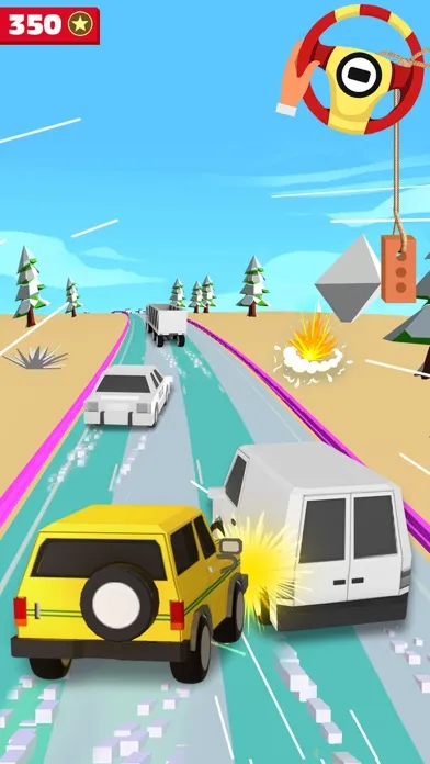 Capturas de tela do Car Pulls Right Driving - Game