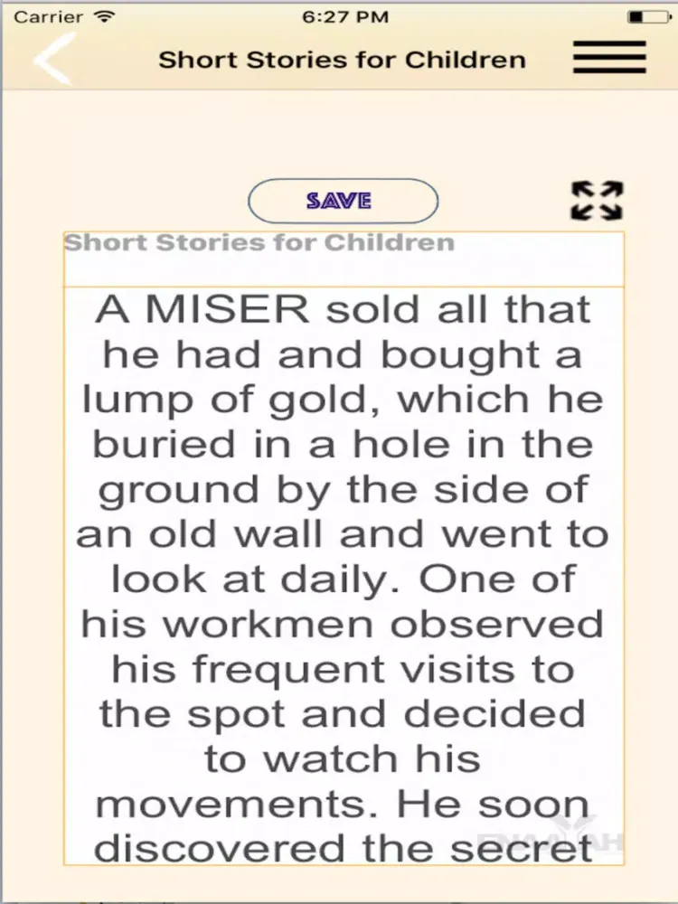 Screenshot di Aesops Fables - Short Stories for Children iPad 
