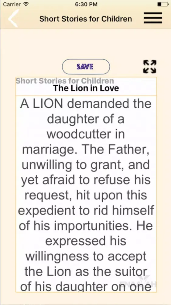 Screenshot di Aesops Fables - Short Stories for Children