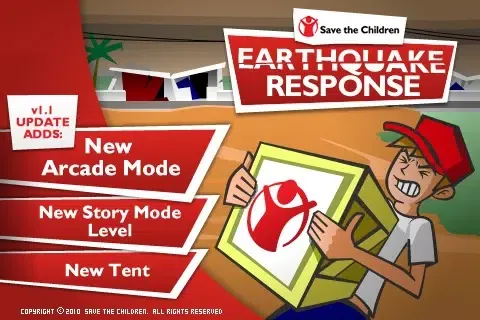 Скриншоты Save the Children Earthquake Response