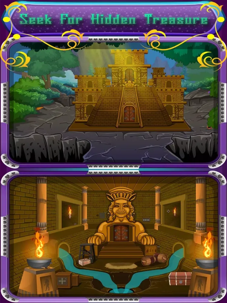 Zrzuty ekranu Winter Escape Games - Santa Christmas iPad 