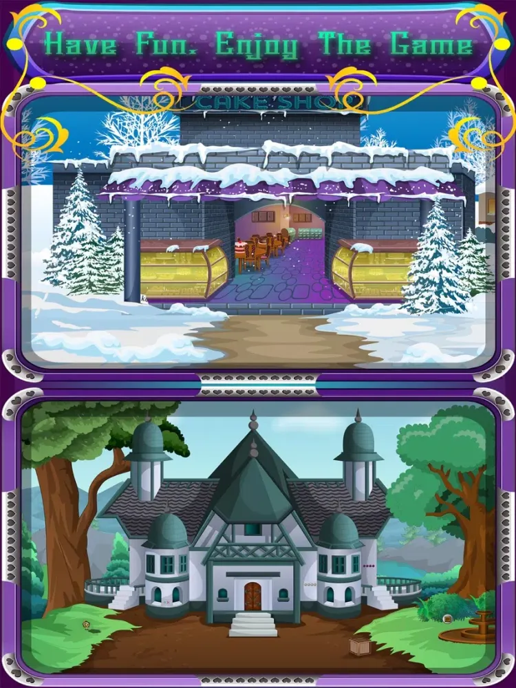 Zrzuty ekranu Winter Escape Games - Santa Christmas iPad 