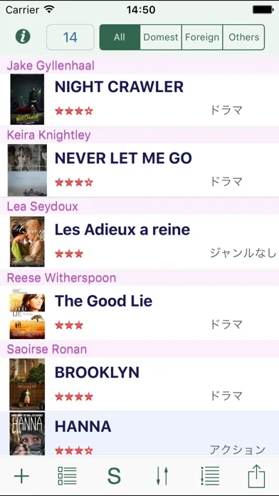 Movie Note スクリーンショット