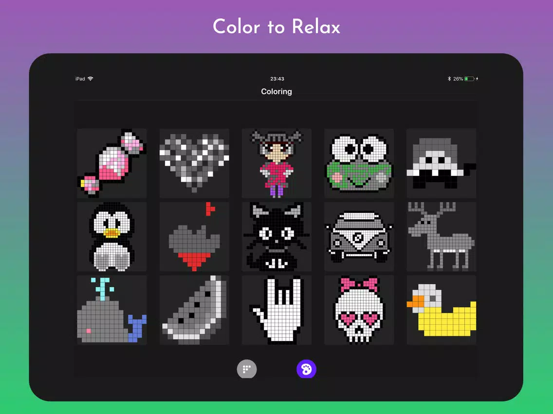 Zrzuty ekranu Mosaic - Pixel Art iPad 
