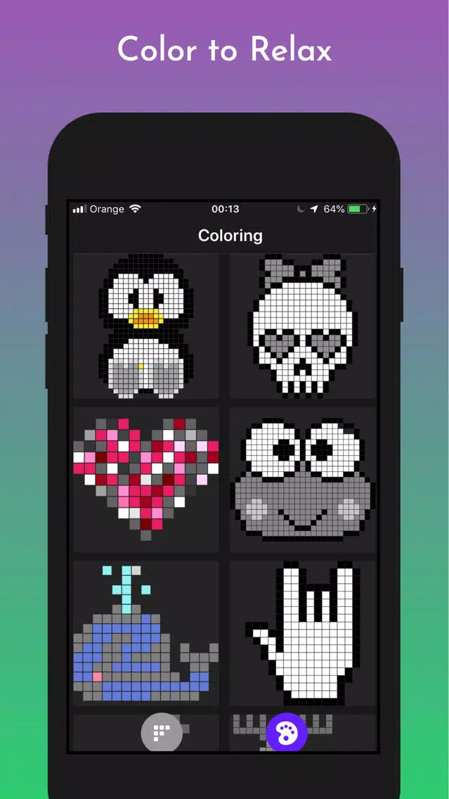 Zrzuty ekranu Mosaic - Pixel Art