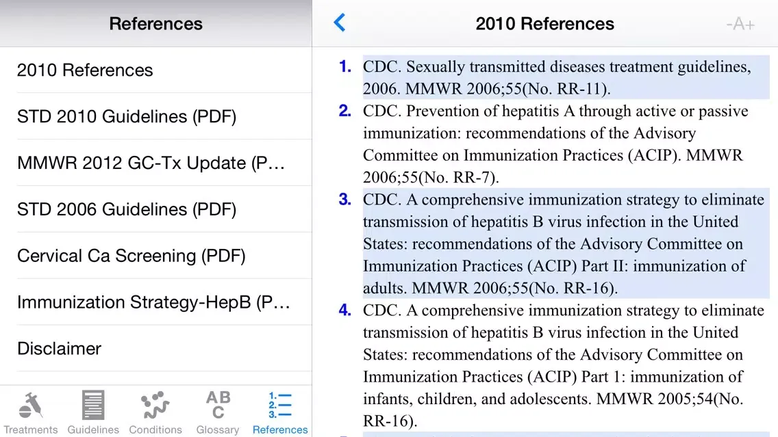 2015 CDC STD Treatment Guidelines Ekran Görüntüleri