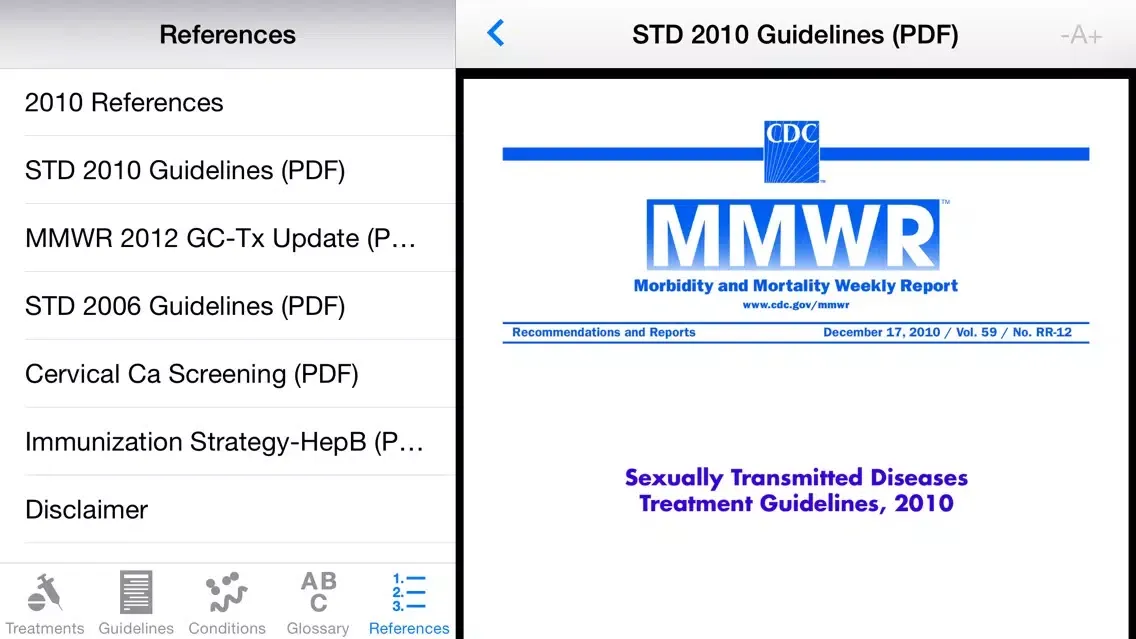 2015 CDC STD Treatment Guidelines Ekran Görüntüleri