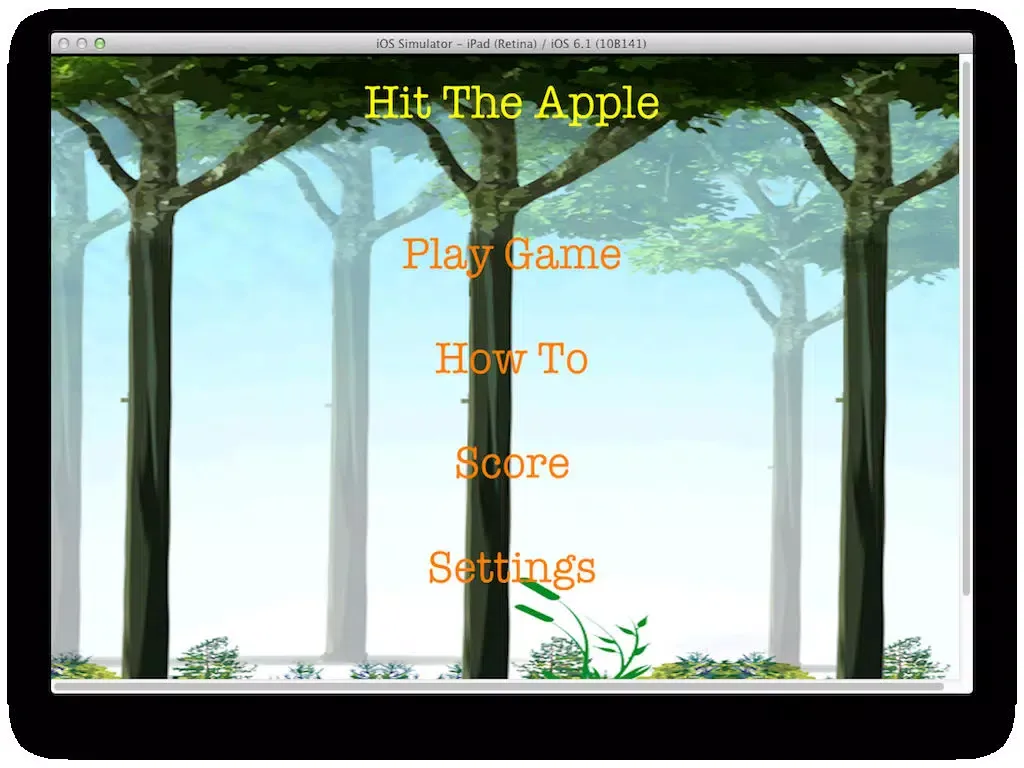 Tangkapan skrin Hit The Apple iPad 