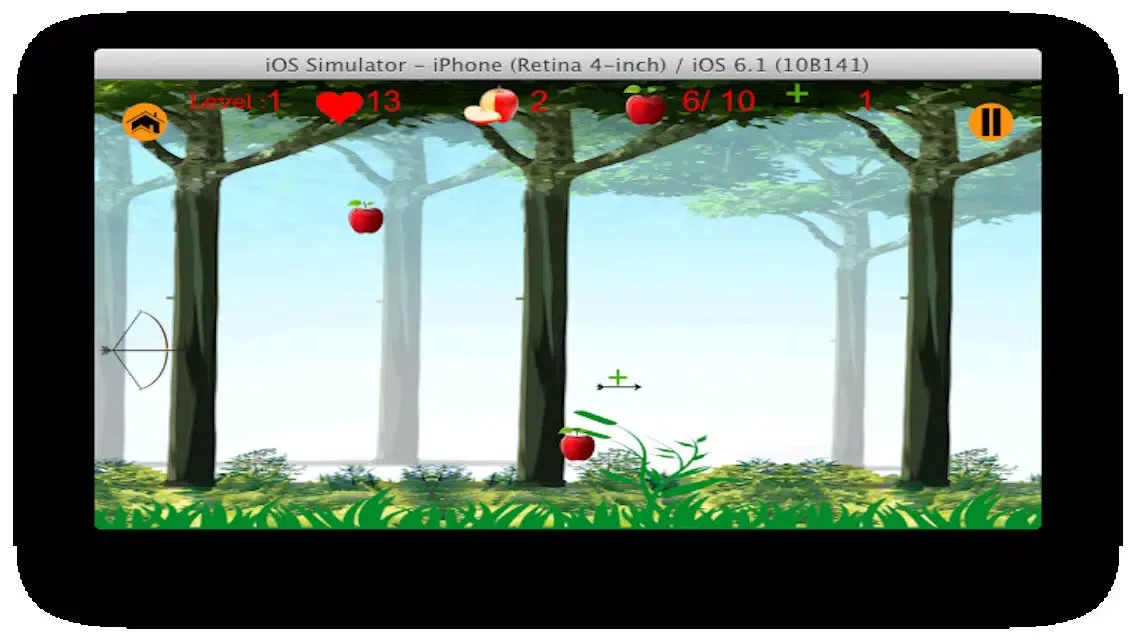 Tangkapan skrin Hit The Apple