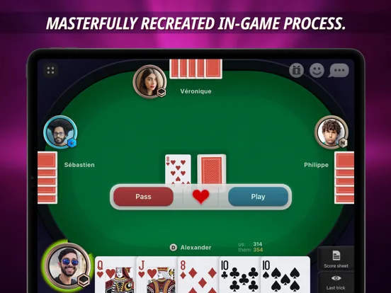 Belote: online iPad  Screenshots