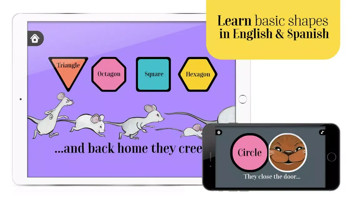 Little Mice (Ratoncitos) Learn Shapes by Canticos Screenshots