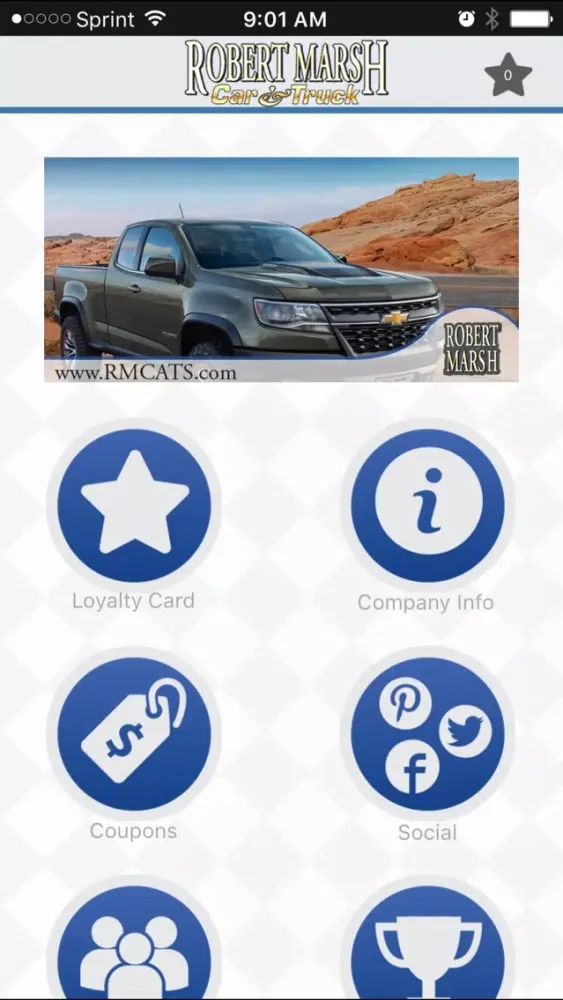 Robert Marsh Car and Trucks - Loyalty and Rewards Screenshots