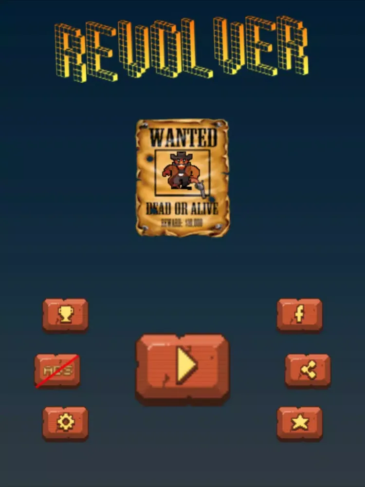 Capturas de tela do Revolver - Pixel Cowboy Jump Wanted iPad 