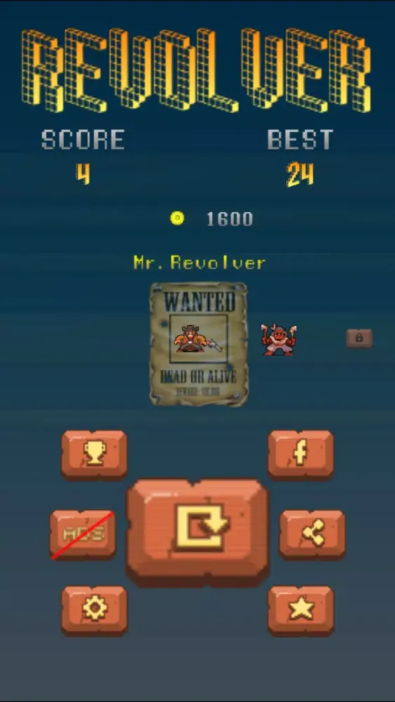 Capturas de tela do Revolver - Pixel Cowboy Jump Wanted
